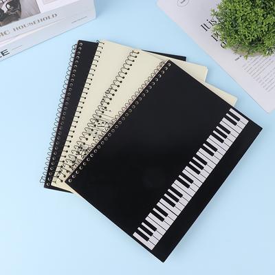 Prázdné hudební psací potřeby Skóre Rukopis Psaní knih Stave Notebook Black 50 listů Notebooky pro skladatele