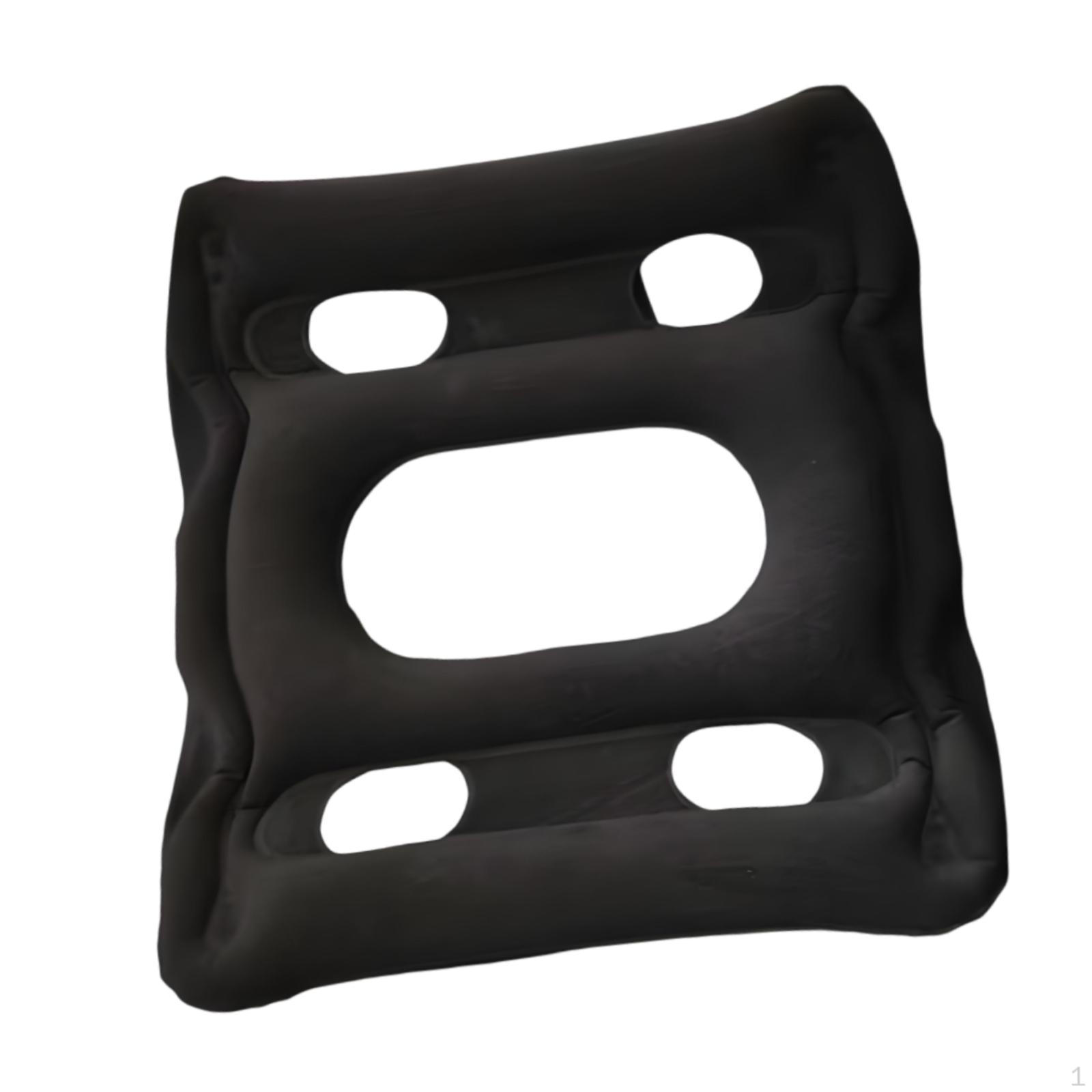 

Надувная подушка-пончик Инновационная легкая портативная подушка для сидения для стадиона, послеродового периода, кемпинга black