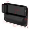 Universal Left Side PU Leather Console Side Seat Filler Organizer Cup Holder x1