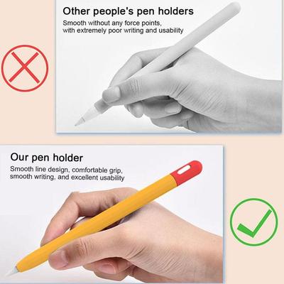 Manchon Stylet USB-C pour Apple Pencil 3ème Génération Tablette Stylet Tactile Étui de Protection Housse en Silicone Antichoc avec Grip