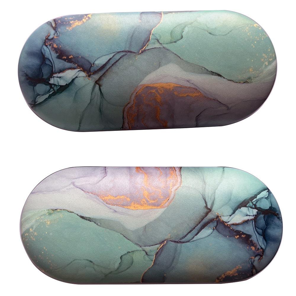 Dual-Use Eyeglass and Contact Lens Case with Mirror - Portable Multi-Layer Box