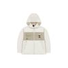 Men's New Balance Casual Sports Contrasting Colors Knit Hooded Polar Fleece Jacket Milky White AMJ13382-MSU