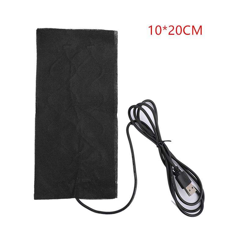

1Pcs Large 30x30cm/15x20cm/10x20cm USB Warm Carbon Fiber Heated Pads Heating For Warming Body Foot Winter Portable Warm Plate
