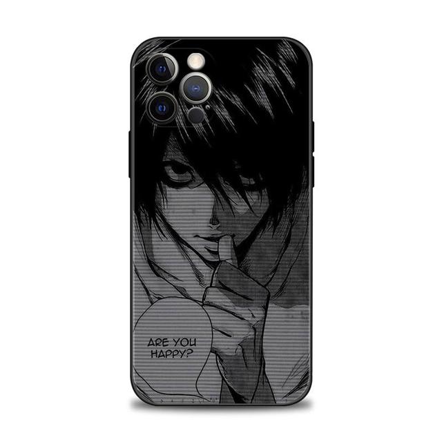 Phone Shell For Apple Iphone 14 13 12 11 Pro Max 13 12 Mini Xs Max Xr X 7 8 6 6s Plus Case Anime Death Note L Light