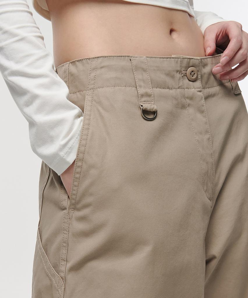 MUSINSA STANDARD WOMAN Women'S Wide Carpenter Pants [Beige]