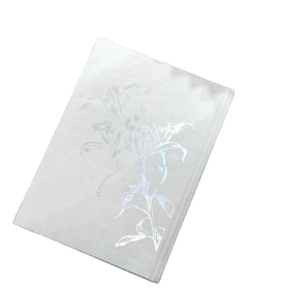 Retro Lily A6 Hardcover Notebook: Thick Blank Pages & Aesthetic Student Diary