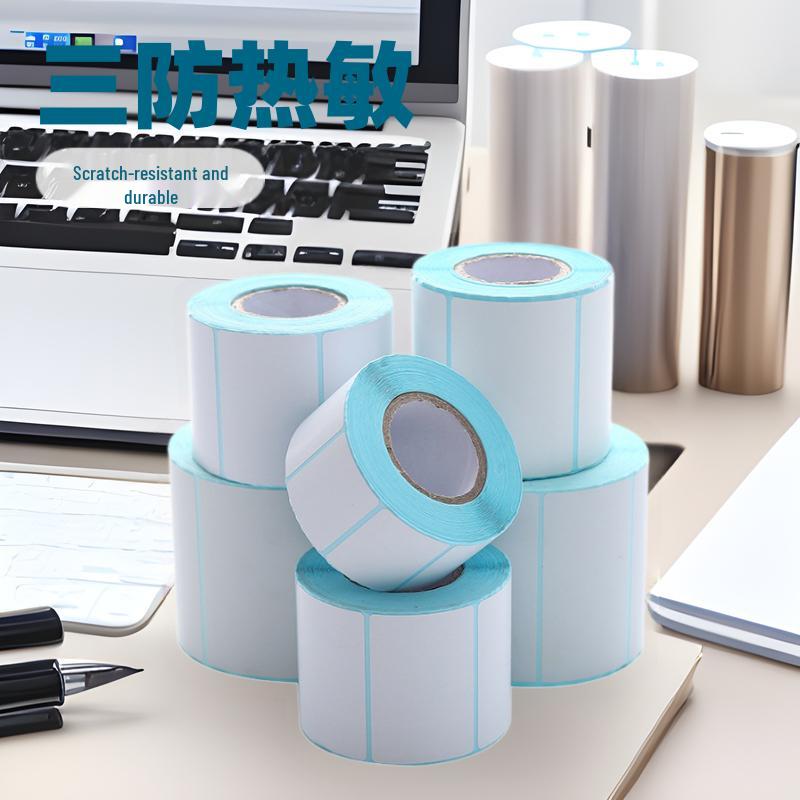 Durable Thermal Paper Labels for Supermarket Barcode Printing and Special Adhesive Packaging.