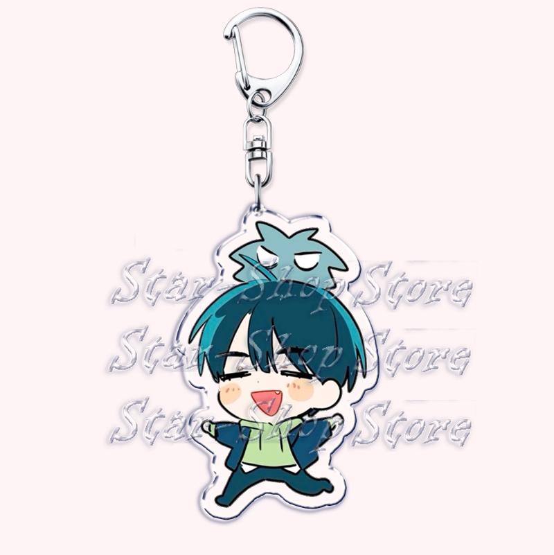 Cute Alien Stage Roommates Chibis Keychains for Womens Accessories Bag Luka Ivan Till Mizi Hyuna Sua Keyrings Jewelry Fans Gifts