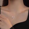 Bay Leaf Goddess Necklace: S925 Sterling Silver, Forest Style Flower Branch Pendant with Wheat Ear Element.