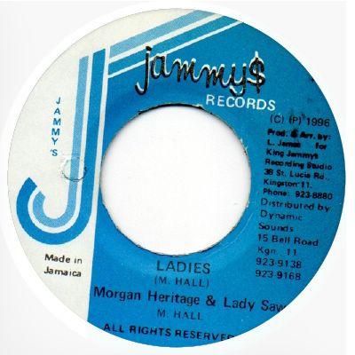 7inch Record MORGAN HERITAGE & LADY SAW - Ladies NONE Jammy's Records 1996 Jamaica Reggae, Ska & Dub Used