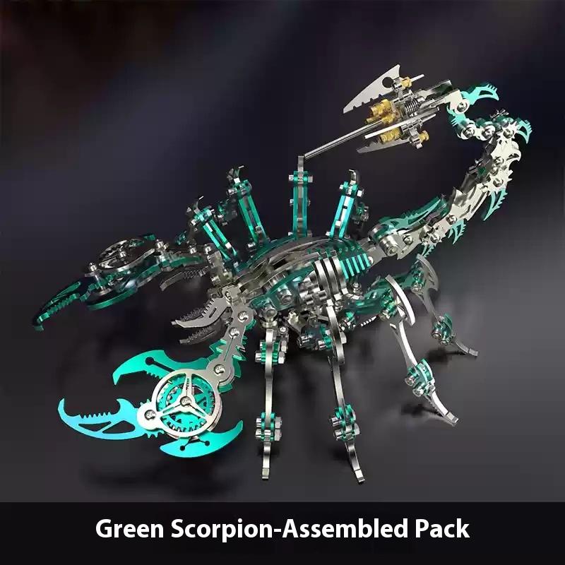 Limited Edition Scorpion King Diy Handmade Metal 3d Metal Animal Puzzle Assembly Model Puzzle Toy Boys Birth Date Present