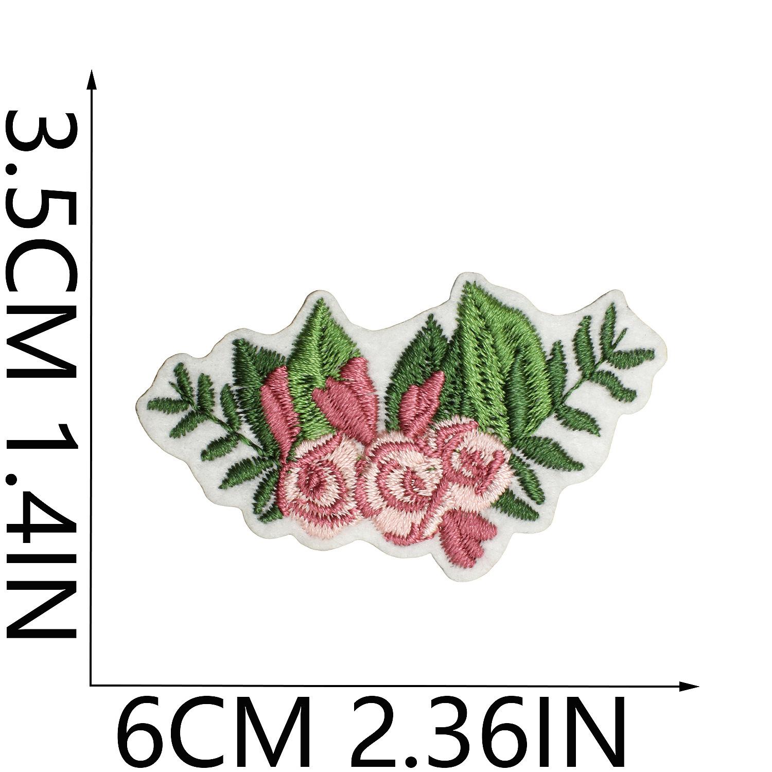 Зеленая Цветочная Фея Вышитая Тканевая Наклейка Эльф Кот Наклейка-Нашивка Мультяшная Ностальгическая Камера Вышитая Наклейка Стрекоза Глава Мальчик No. 9_3 pieces