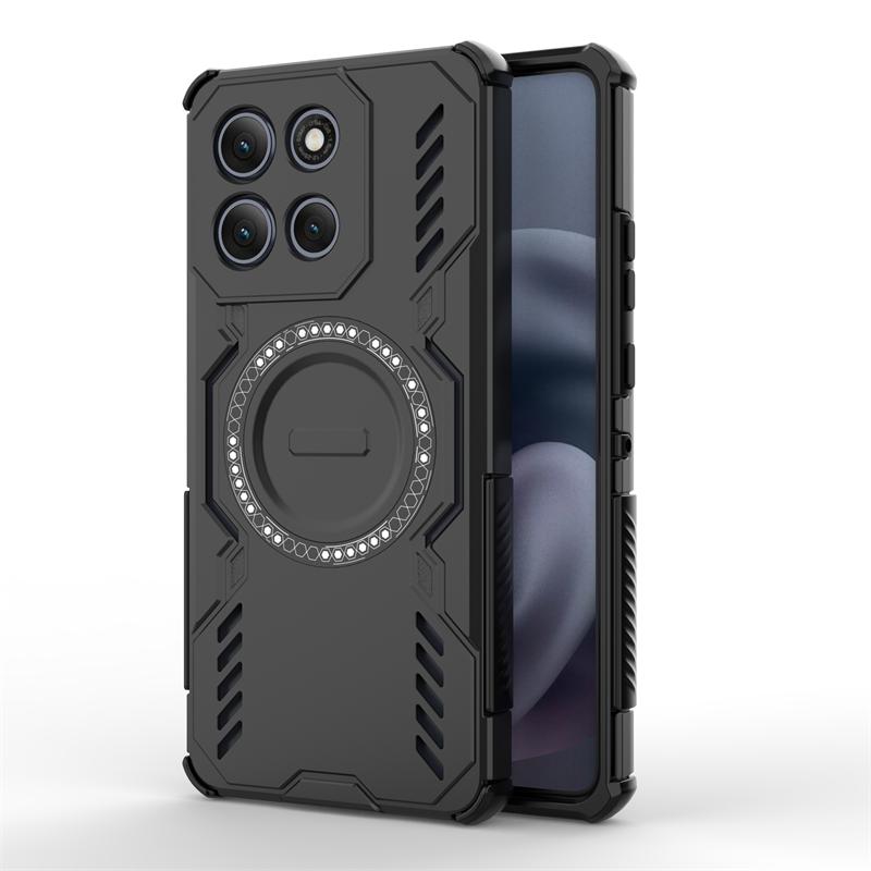 For Motorola Moto G86 Power Case Cover Heat Dissipation Magnetic Wireless Charging Protective Back Phone Cases On Moto G86 Power