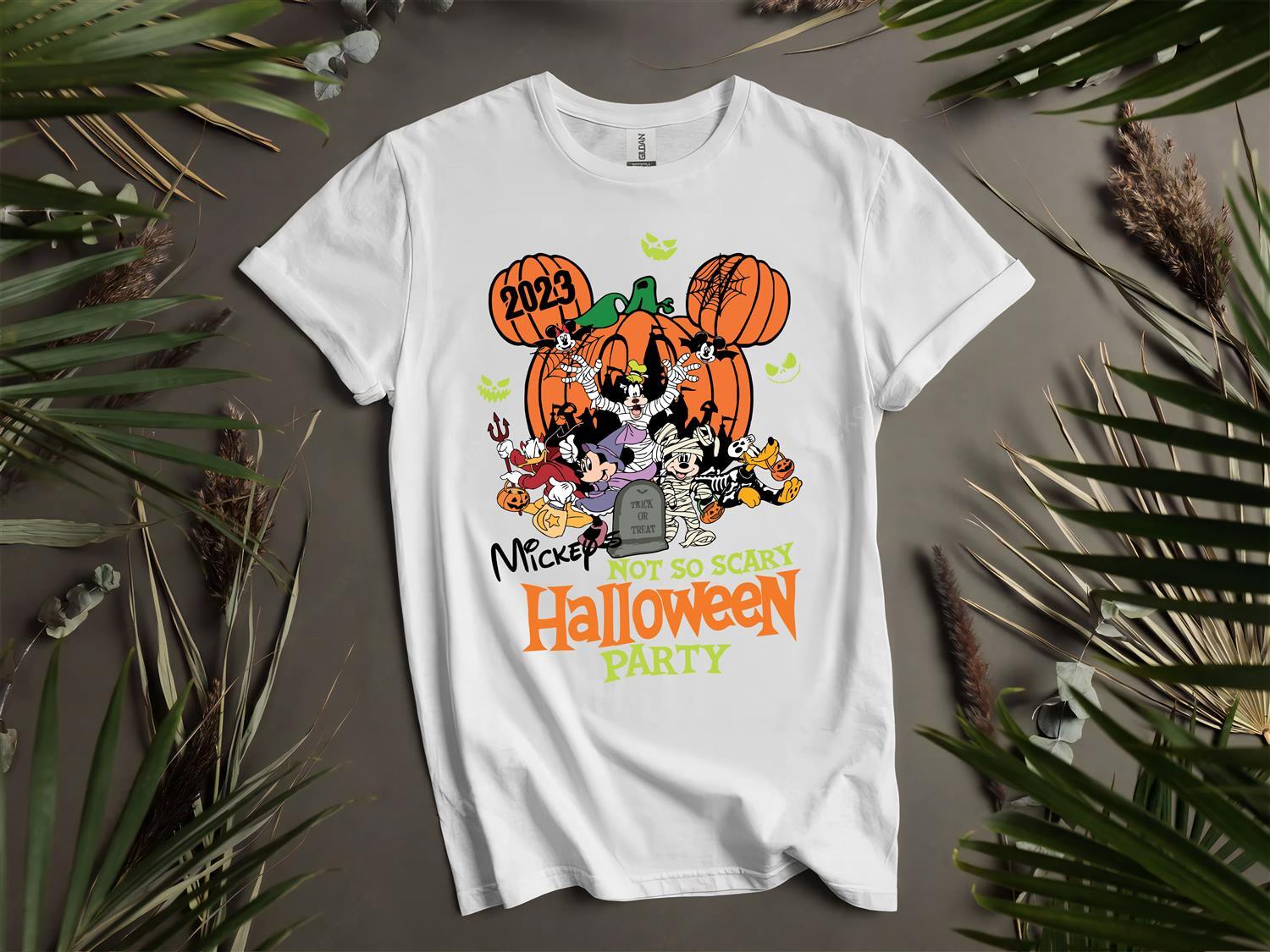 Mickey Mouse Halloween Party T-shirt T shirt Men Women Unisex Tshirt L134 XXXXL
