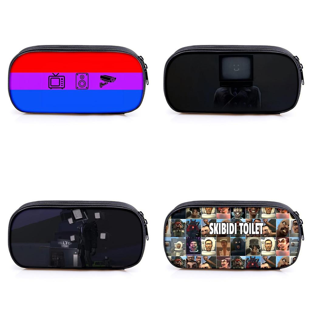 Skibidi Toilet Jogo 3d Transfronteiriço Novo Produto Estojo de Nylon para Estudantes