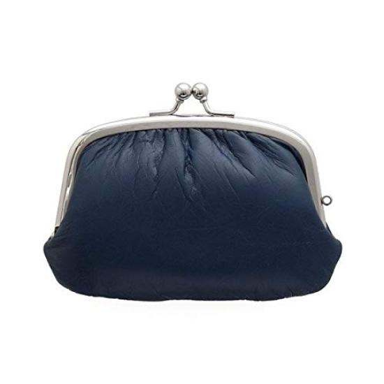 

Matsunoya Cowhide Parent-Child Purse, Navy [HD3112]