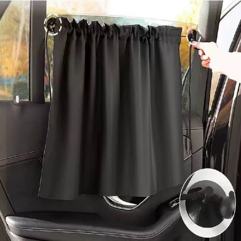 Suction Cup Type Car Window Sunshade UV Protection Thermal Insulation Side Window Sunshade Privacy Curtain for Kid Baby ChildrenWindshield Sunshades