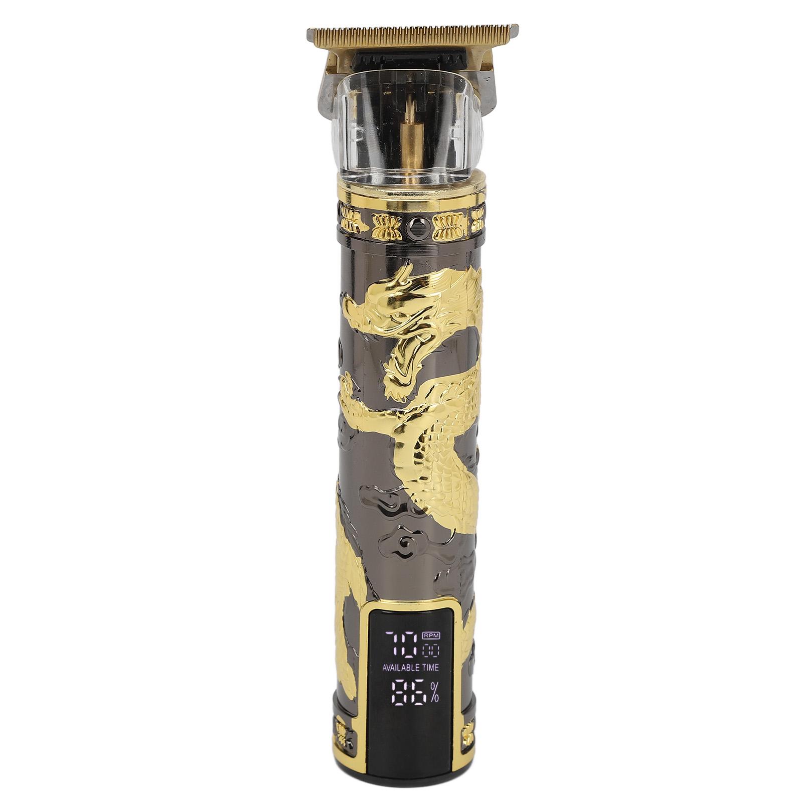 

Беспроводная электрическая машинка для стрижки волос со светодиодным дисплеем, профессиональная машинка для стрижки волос с возможностью подзарядки через USB