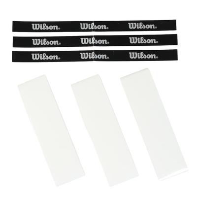 Wilson Tennis Badminton Grip Tape Pro Overgrip V2.0 3 Pieces White WR8449801001 Wilson