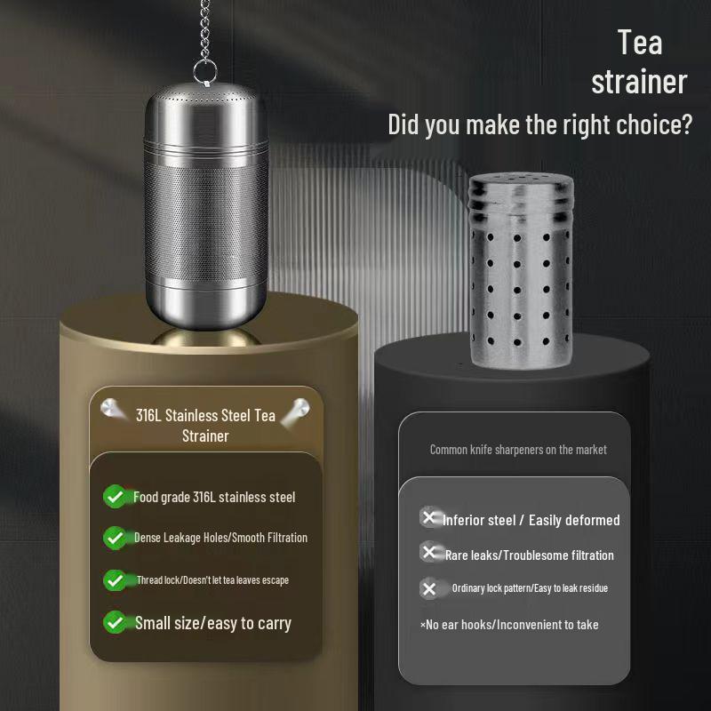 316 Stainless Steel Ultra-Fine Tea Strainer and Separator for Brewing