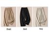 Women's 2026 Summer Ice Silk Wide-Leg Pants - Retro, Plus Size, Nine-Point Length, Solid Color, Thin and Comfortable.
