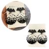 Trendy Earrings Halloween Bat Acrylic Ear Studs Visual Effects Ear Adorments