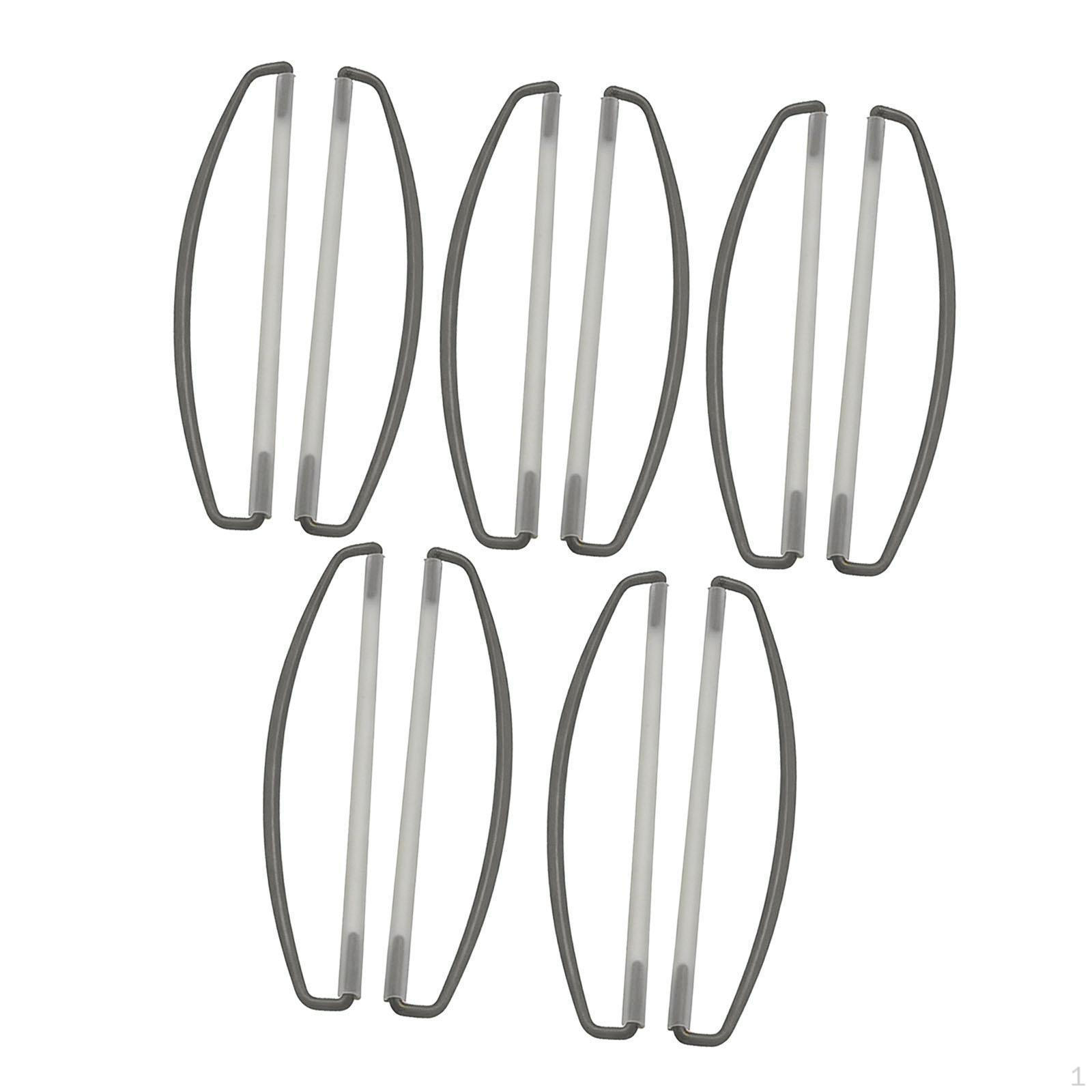 

10 Hand-Pulled Banner Poles, Portable Flag Stand, Sports Support Rod gray 17cm