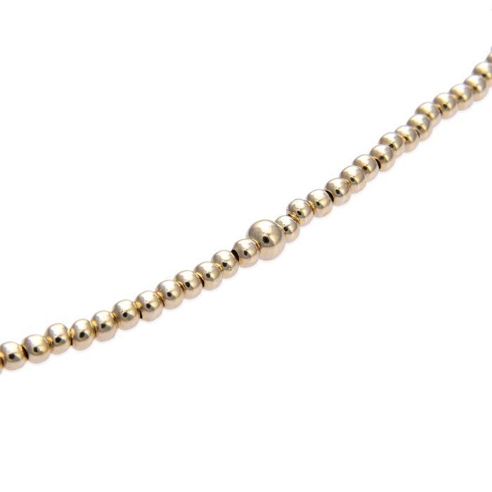 Bracelet - Balah - Argent 925 - Plaqué Or Jaune 18 Carats - Taille Unique - Multicolore