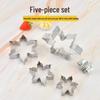 Christmas Cookie Cutters: Gingerbread Man, Tree, Snowflake, Gloves, Heart, Clover, Star