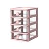 Transparent Little Rabbit Desk Organizer Drawer for Students & Cosmetics