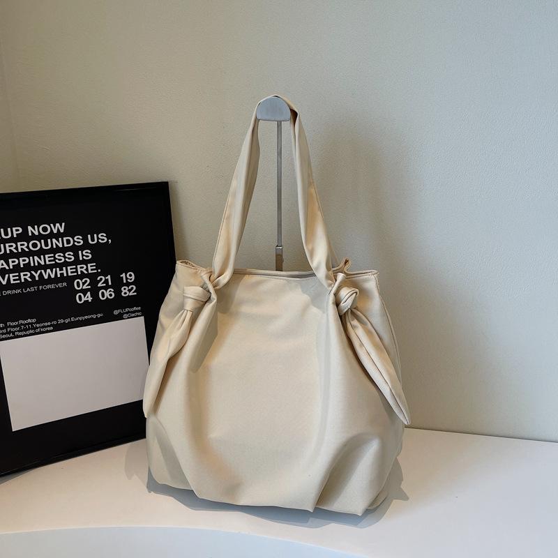 Fashion Trend Casual Simple Texture Large Capacity Bag 2025 Summer New Women's Foreign Style Shoulder Tote Bag