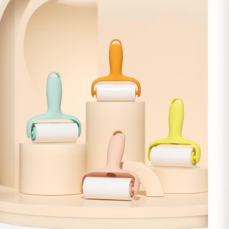 Mini Lint Roller Portable Sticky Roller High Adhesive For Pet Hair Clothes Dust Removal Cleaning Tool