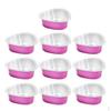 10Pcs Bean Melting Dish Film Heater Aluminum Bowl, Heart