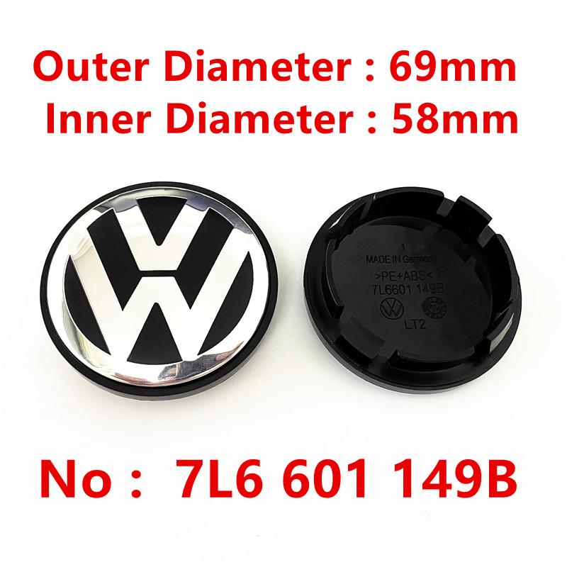 2026 Heiß Für VOLKSWAGEN VW 20 Stück 68mm 69mm 70mm 75mm 76mm VW Auto Felgen Nabenkappe Staubdichte Radkappe Radnabenabdeckung Logo Emblem E