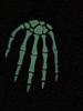 Skeleton Cycling Gloves Halloween Full Finger Skull Mittens Glow In The Dark Halloween Costume Accessory Gloves for Ages 5-12