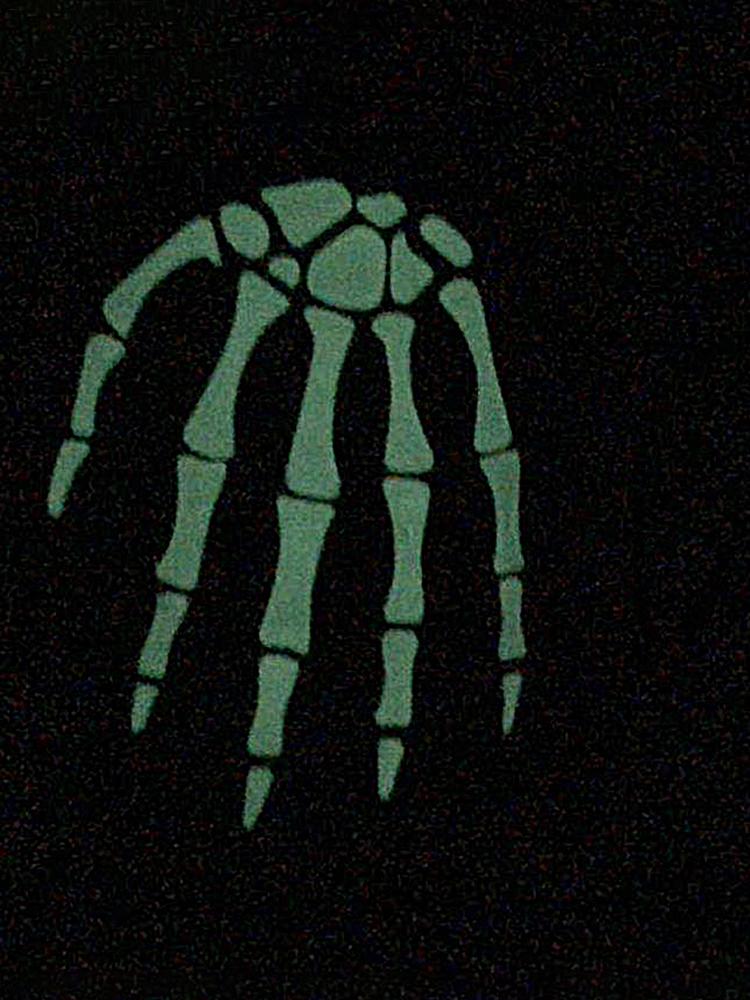 Skeleton Cycling Gloves Halloween Full Finger Skull Mittens Glow In The Dark Halloween Costume Accessory Gloves for Ages 5-12