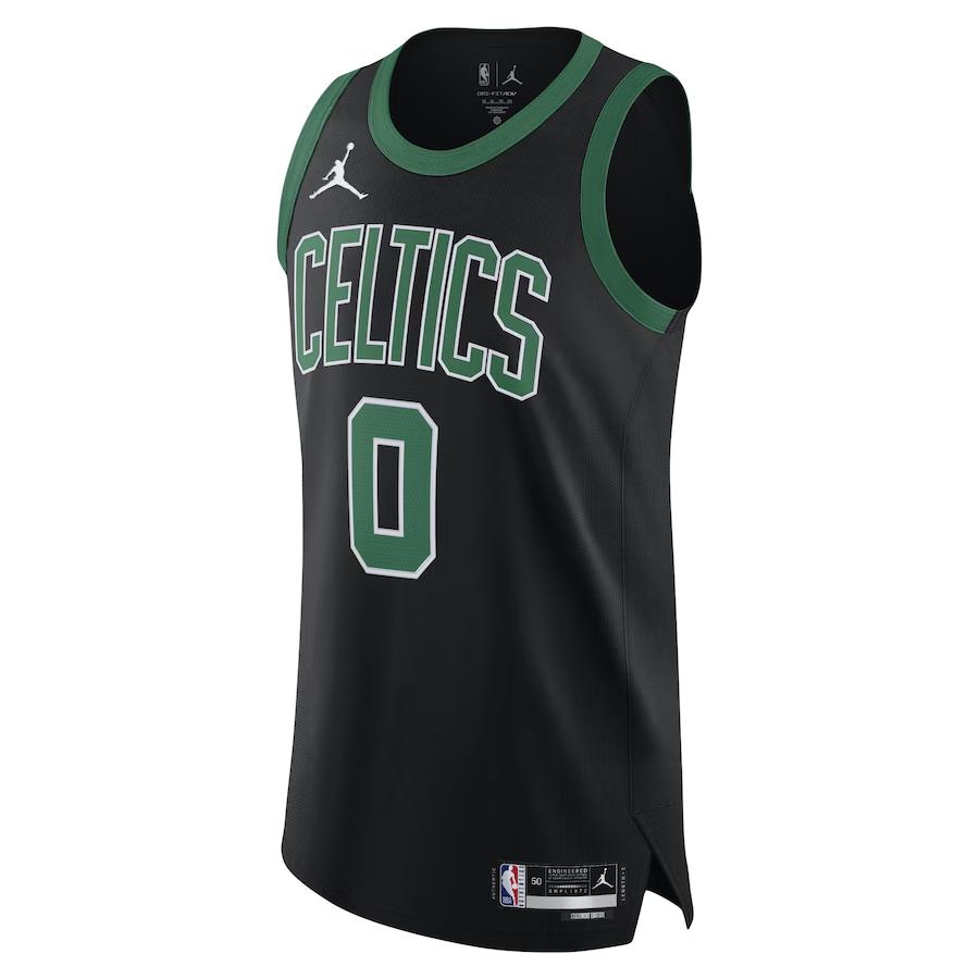 Jordan X NBA Collaboration Tatum 0 Celtics Statement Edition AU Basketball Jersey Unisex Jersey Black DB3473-010