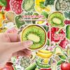 50PCS New Watercolor Fruits & Vegetables Graffiti Stickers - Waterproof Decor for Water Cup, Computer, Phone  AnimeWorlds Store
