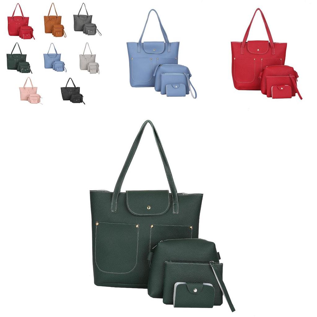 Elegant New Women Handbag Set Premium Leather Shoulder Bags With Timeless Design