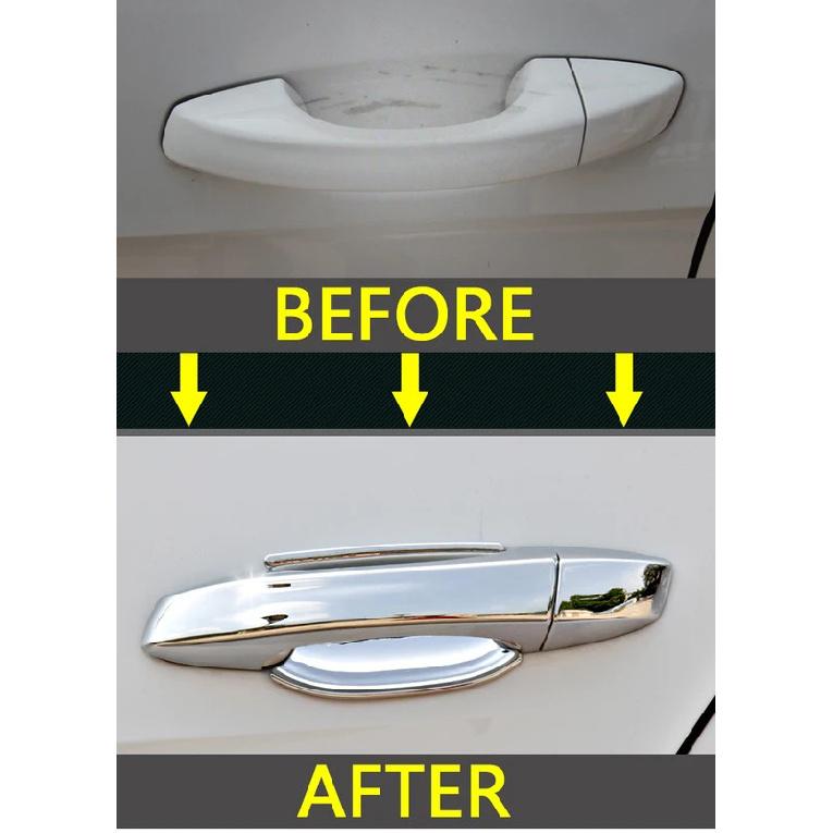 For Seat Leon MK3 2013-2017 5F Chrome Door Handles Covers Car Accessories Stickers Car Styling 2014 2015 2016 Cupra ST  FR FR+