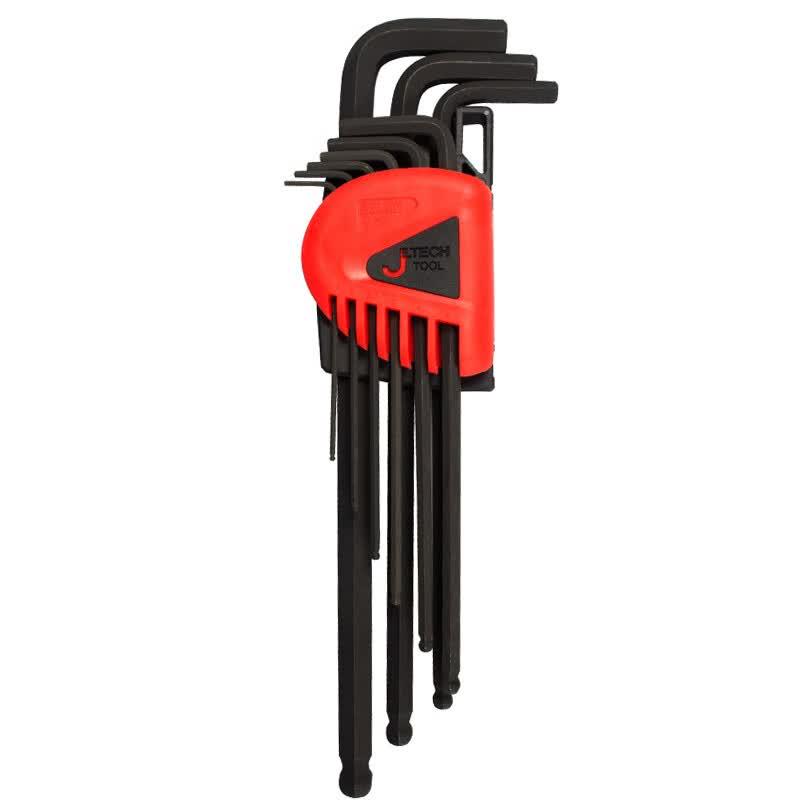 JETECH BL-B9 9-Piece Metric Ball End Hex Key Set