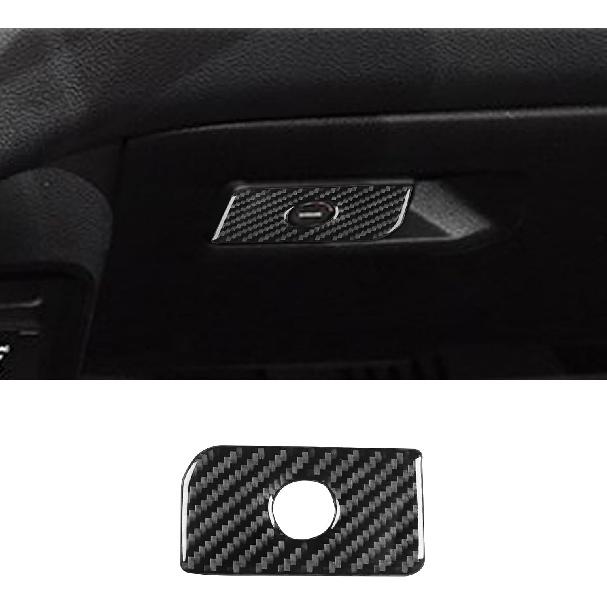 4pcs Carbon Fiber Car Window Lift Switch Cover Stickers Compatible with Dodge RAM 1500/2500/3500 2019-2023 Crew Cab, Door Glass Control Panel Trim