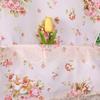 Flower Pattern Refrigerator Dust Cover Protective Cover  Cabinet Dust Protection
