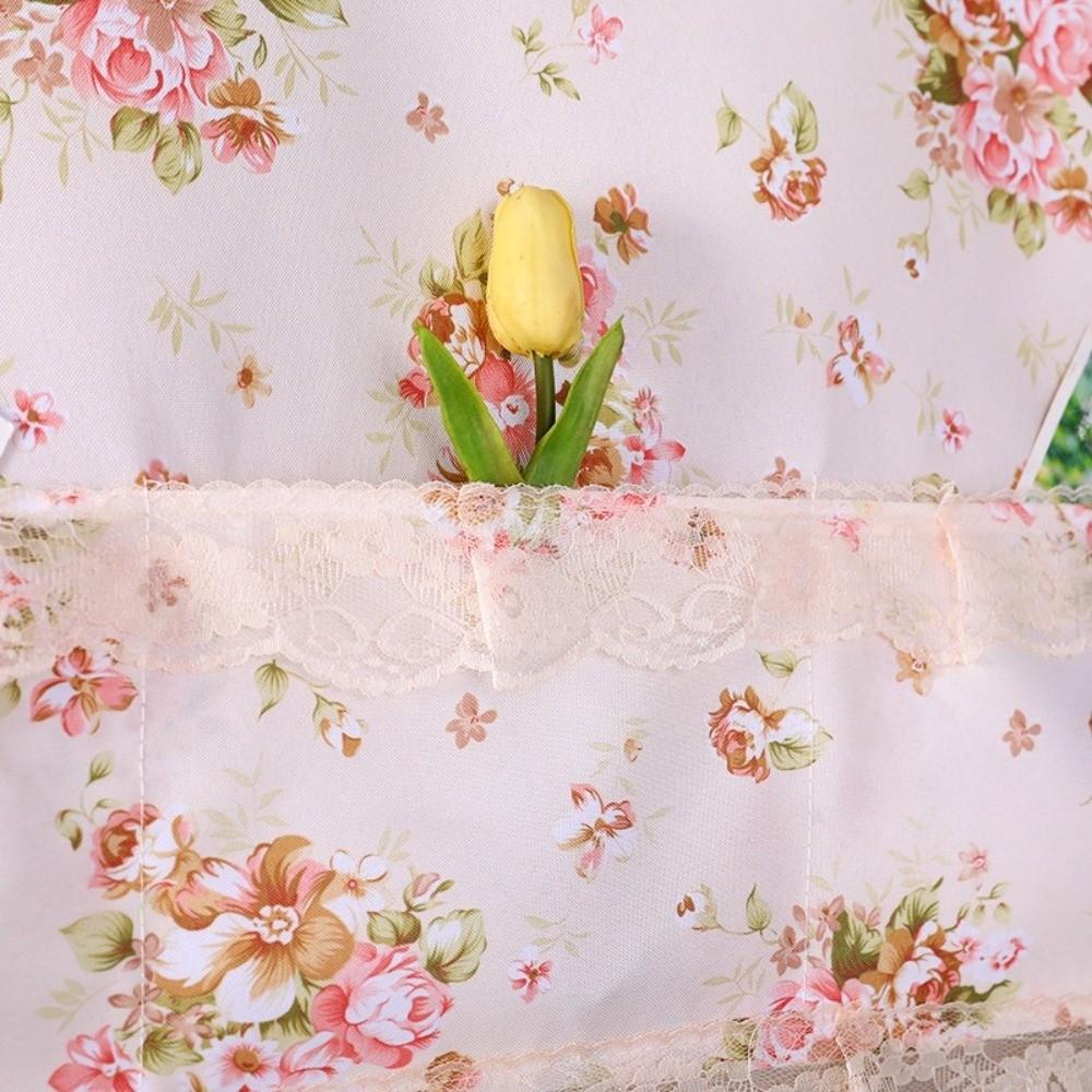 Flower Pattern Refrigerator Dust Cover Protective Cover  Cabinet Dust Protection