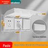 Cubierta de Enchufe Adhesiva Impermeable Tipo 86 para Baño - Caja Anti-Golpes con Protección Infantil