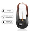 Humidificateur de style vintage avec flamme réaliste vacillante - Diffuseur 200ML avec arrêt automatique sans eau et éclairage d'ambiance pour la décoration intérieure
