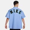 Nike M Nl Btn Dwn Ss Shirt If0927 427pacblu White