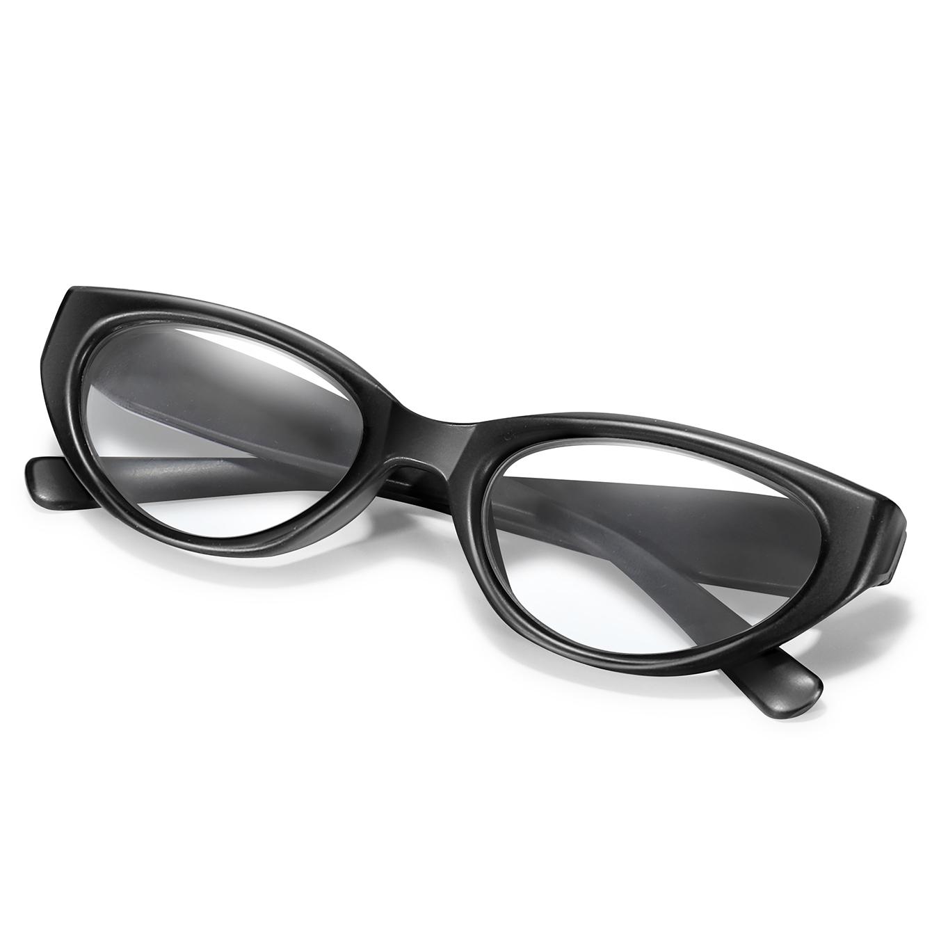 

1pair/3pairs Fashion Cat-Eye Reading Glasses Lightweight Glasses for Men Women Suitable for Online Reading and Daily Wear 0