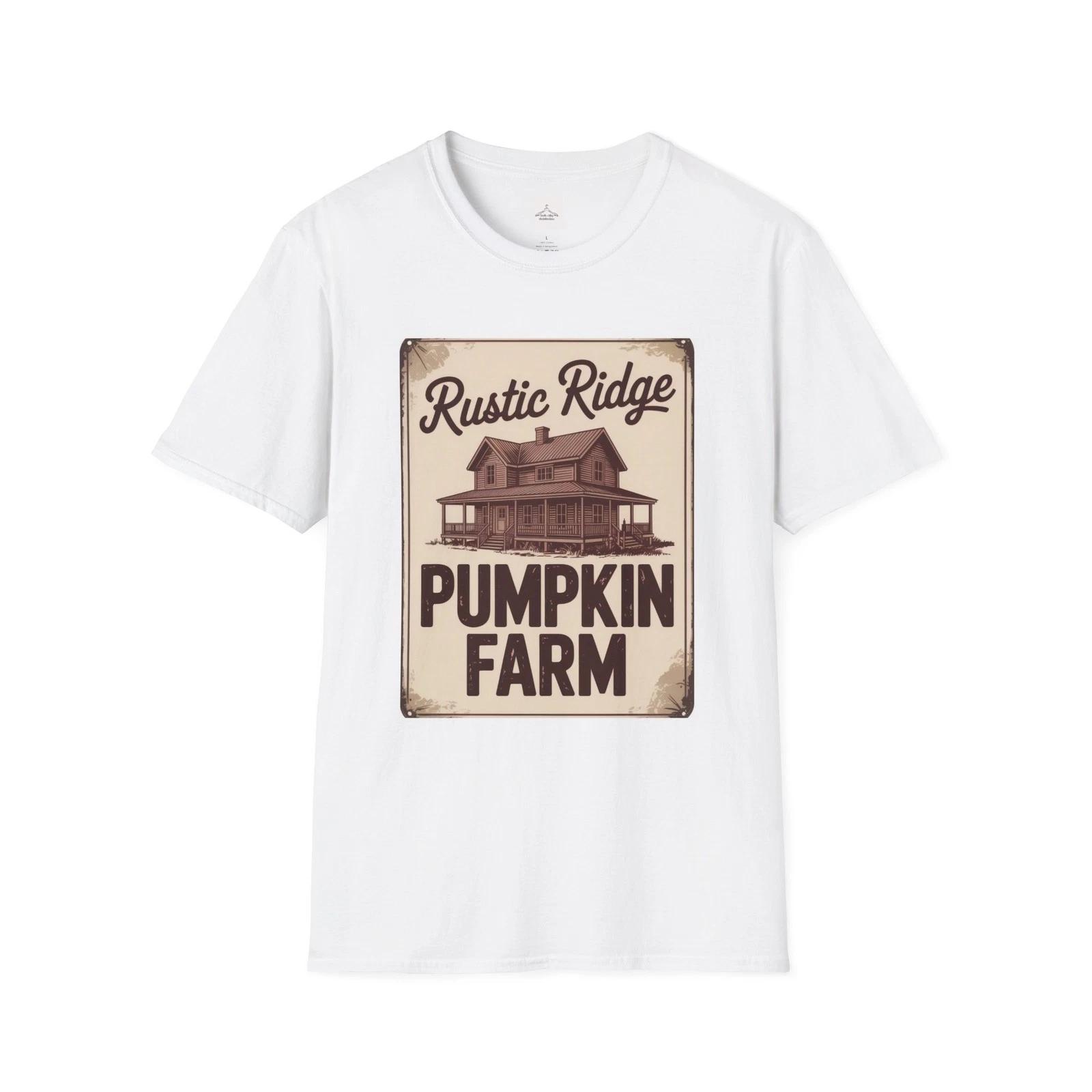 Rustic Ridge Pumpkin Farm T-Shirt, Fall Outfit, Harvest Gift, Thanksgiving [...] L