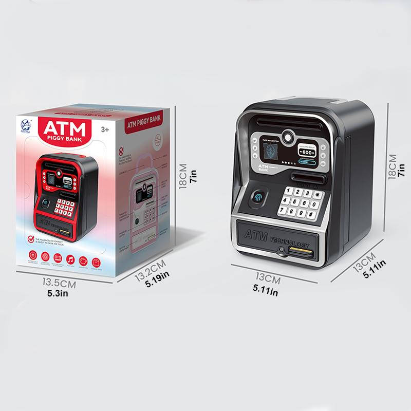 Simulated ATM Password Piggy Bank, Creative Kids Toy, Holiday Gift, Learning To Save, Learning Financial ManagementHoliday Toy